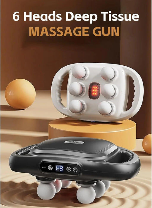 Six Head Electric Massager