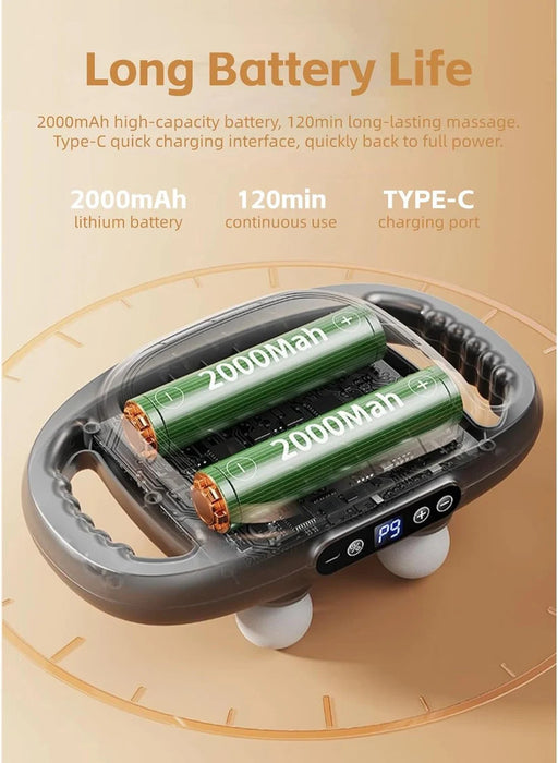 Six Head Electric Massager