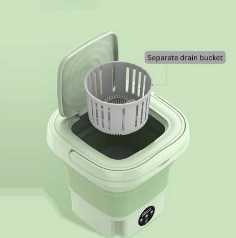 Mini Portable Washer with 3 Modes Deep Cleaning Half Automatic Wash
