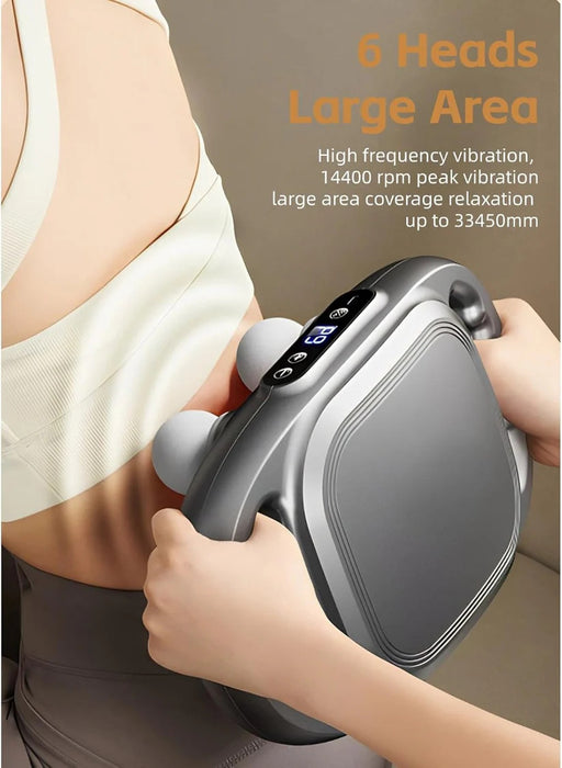 Six Head Electric Massager