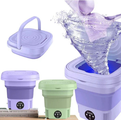 Mini Portable Washer with 3 Modes Deep Cleaning Half Automatic Wash